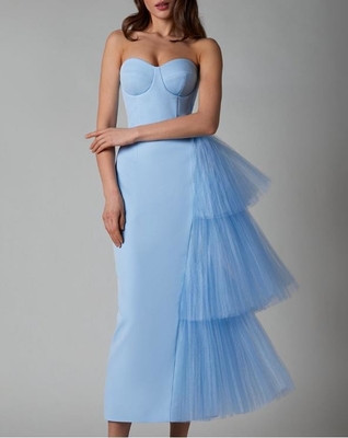 Custom Apparel Factory 100% Polyester Women's Sleeveless V Neck Maxi Dress Long Mesh Slim Slit Dress